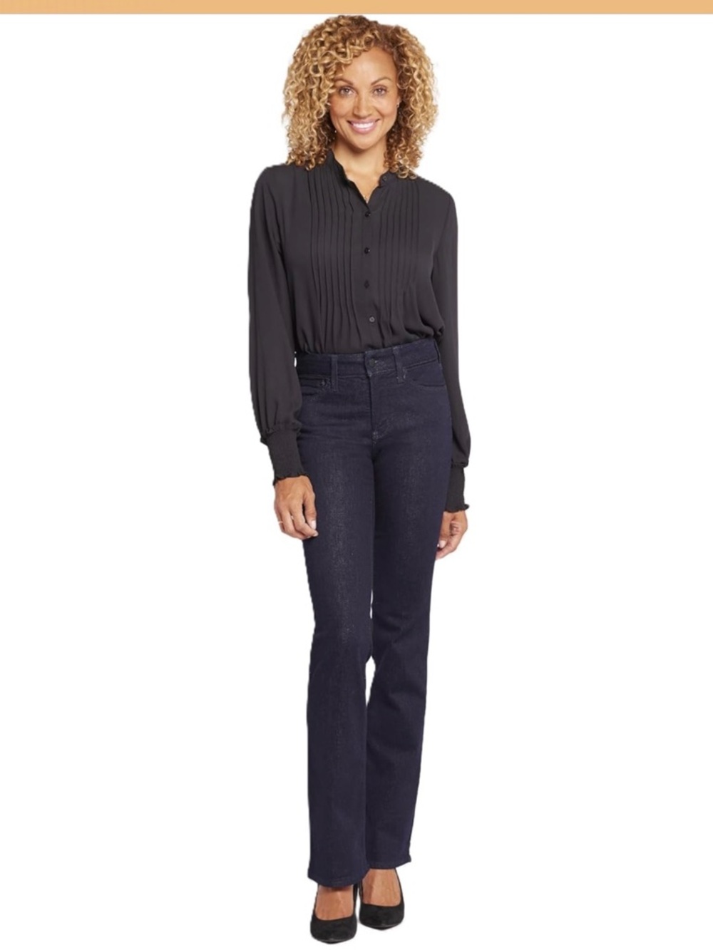 NYDJ Barbara Bootcut Exclusive Lift Tuck Technology Color Rinse Size 4